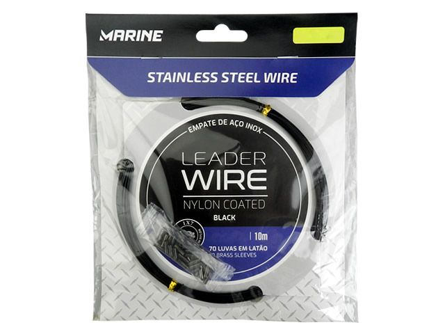 Cabo de Aço Inox Flexível Marine Sports - Empate de Aço Black