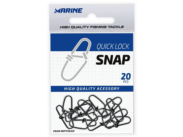 Snap Marine Sports Quick Lock - Matte Black