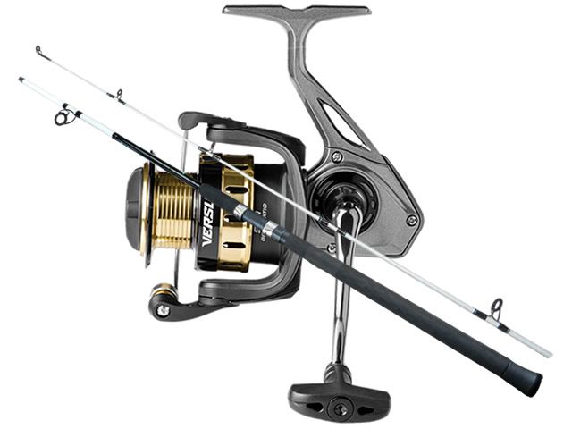 Kit Molinete Marine Sports Versus 2000 + Vara Albatroz Badejo 2102 12-20Lb (2,10m) - Molinete