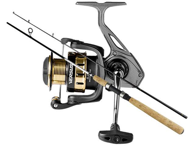 Kit Molinete Marine Sports Versus 1000 + Vara Rapala Corux COR180L 4-8Lb 6`0 (1,80m) - Molinete