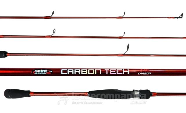 Vara Saint Plus New Carbon Tech 582SP 8-20lb 5`8 (1,78m) - Molinete