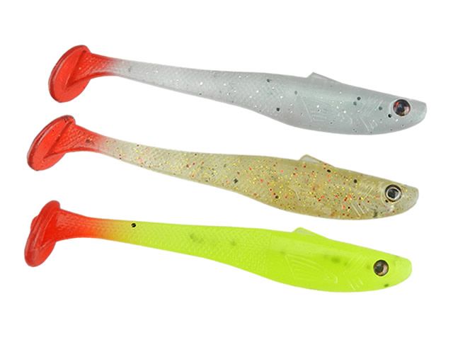 Isca Maré Speed Shad Rabo e Cabeça Vermelha - 14cm