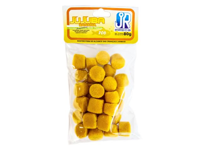 Massa JR Pesca Jujuba - Pacote C/ 80gr