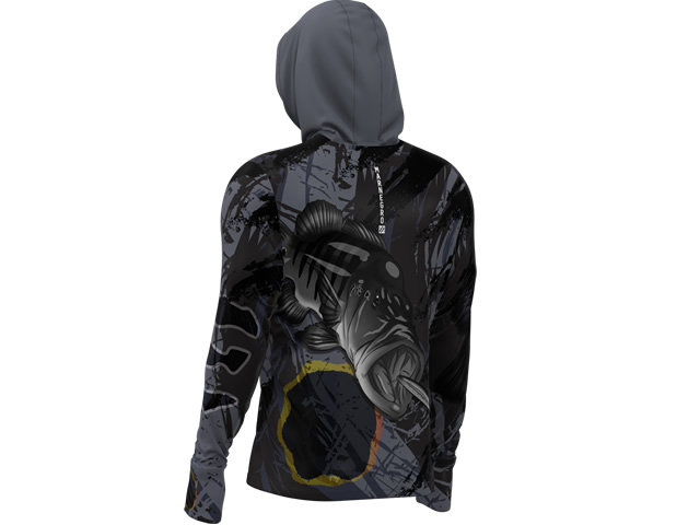 Camiseta Mar Negro X-Protection Sublimada 30146 - Tucunaré Ocelo