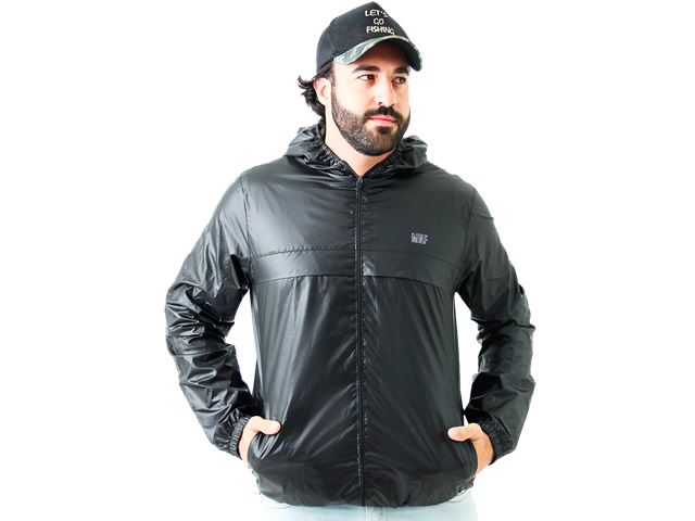 Jaqueta Corta Vento Mar Negro Masculino 30160 Wind Protection - Preto