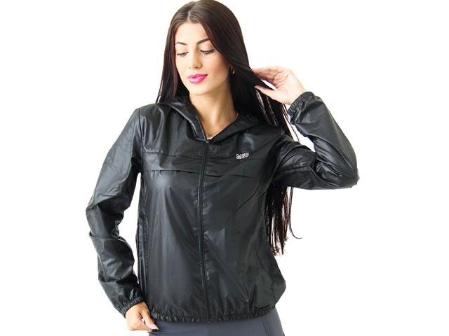 Jaqueta Corta Vento Mar Negro Feminino 49448 Wind Protection - Preto