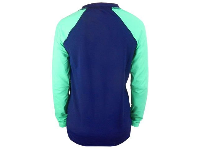 Camiseta Infantil Fishing Co ML Bicolor Ref. 1230 - Marinho +Drop UFP50+