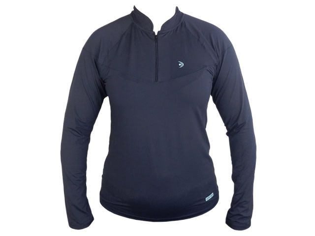Camiseta Feminina Fishing Co Zíper Ref. 1088 - Preto