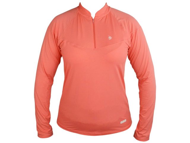 Camiseta Feminina Fishing Co Zíper Ref. 1088 - Rosa Geranium