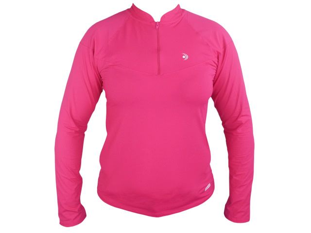 Camiseta Feminina Fishing Co Zíper Ref. 1088 - Pink