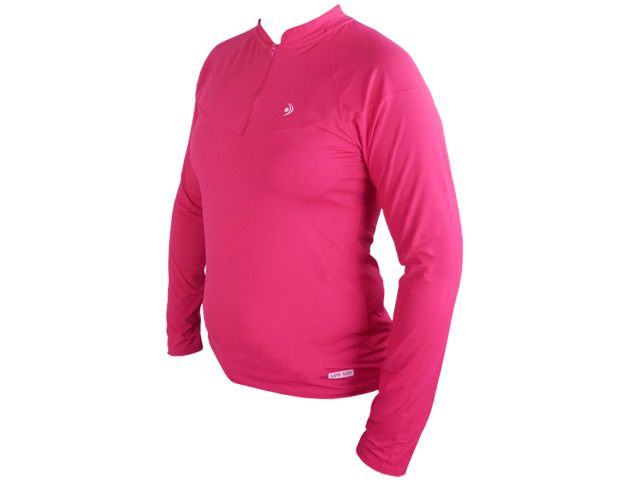 Camiseta Feminina Fishing Co Zíper Ref. 1088 - Pink