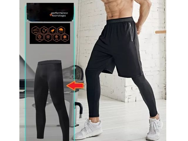 Calça Masculina Fishing Co Legging Ref. 1233 - Preto