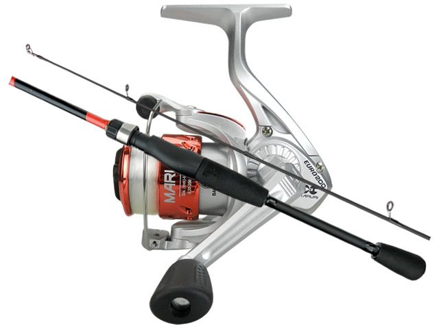 Kit Molinete Maruri Euro 200 Vermelho + Vara Albatroz Agata S562 6-12Lb 5`6 (1,68m) - Molinete