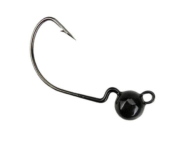Anzol Jig Head Offset Mury 2UN - Preto