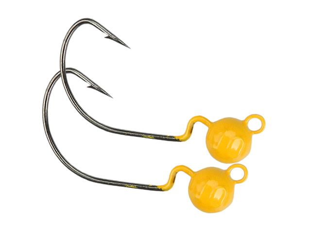 Anzol jig Head Offset Mury 2UN - Laranja