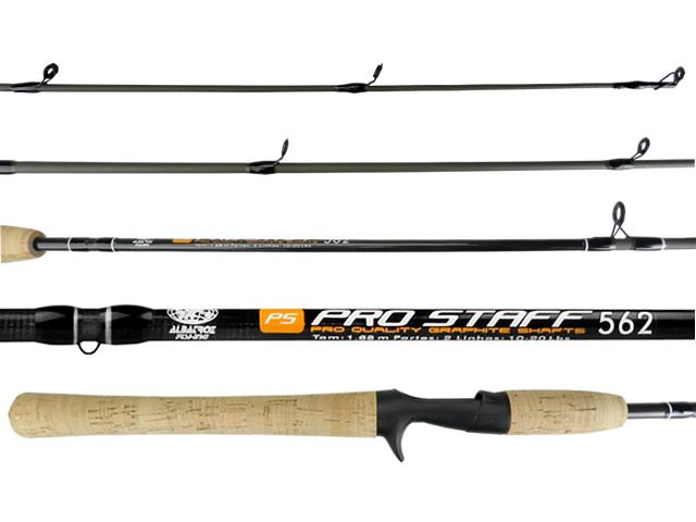 Kit Carretilha Maruri By Nelson Nakamura Kazan 10.000 - KA10 Maniv. Esq + Vara Albatroz Pro Staff CII 562 10-20Lb 5`6 - Carretilha