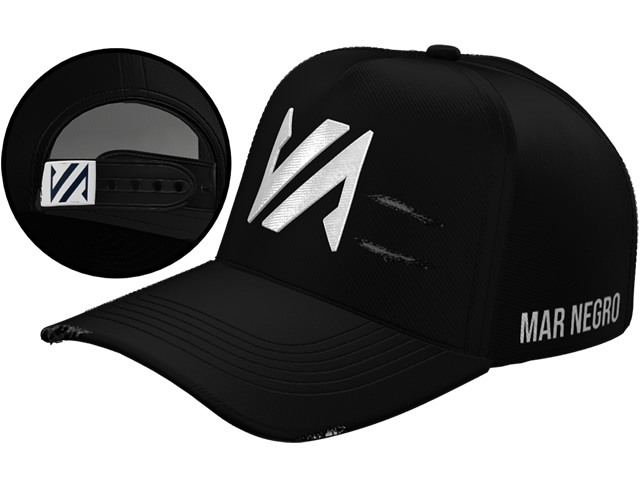 Boné Mar Negro Fishing Casual 30215 - Preto