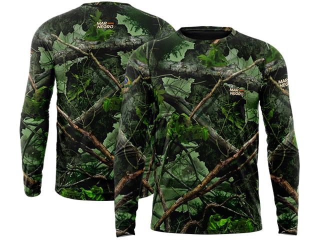 Camiseta Mar Negro 30148 Hunter Real Tree FPS 50+