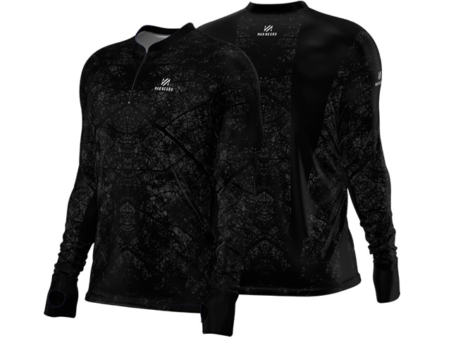 Camiseta Mar Negro 30150 Estonada Preta FPS 50+