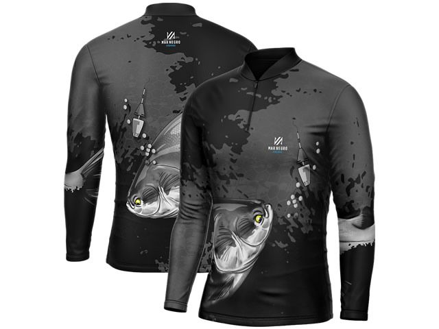 Camiseta Mar Negro 30145 Tambaqui Cinza FPS 50+