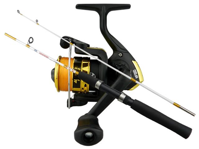 Kit Molinete Albatroz WP1000 Gold com Linha + Vara Albatroz Sammy 1202 (1,20m) - Molinete