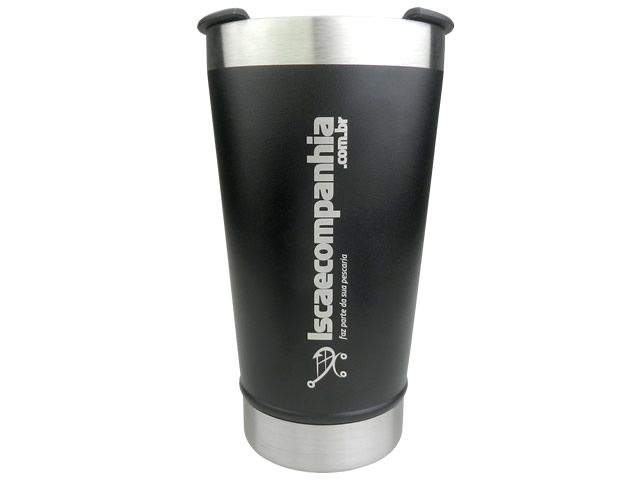 Copo Térmico Isca e Companhia - 473ML - C/ Abridor de Garrafa