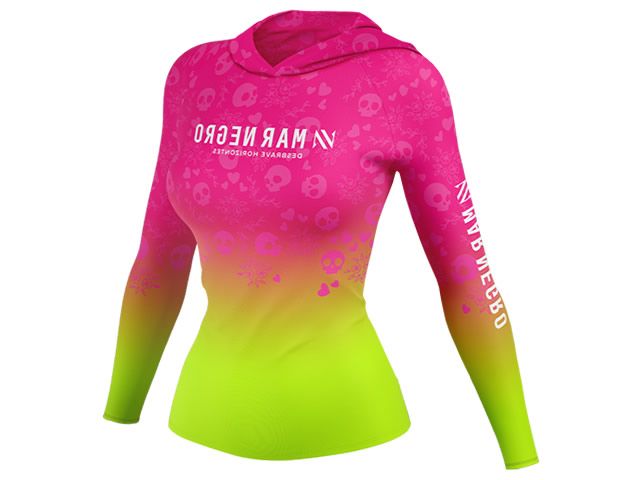 Camiseta Feminina Mar Negro 49428 - Sublimada Caveira