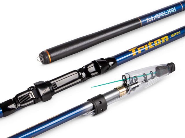 Kit Molinete Marine Sports Arena 3000 FD + Vara Triton Spin 2406 8-12Lb - 2,40m - Telescópica com Passadores