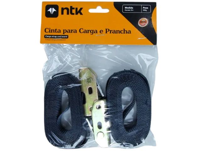 Cinta de Carga com Catraca e Prancha Nautika NTK 250kg - Com 2 Unidades