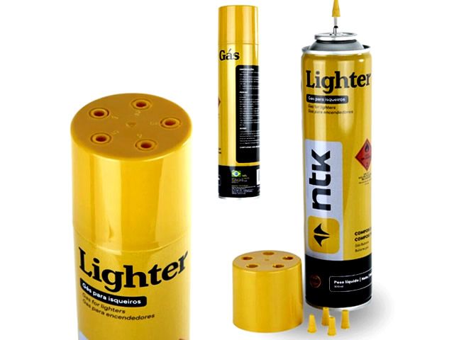 Cartucho de Gás para Isqueiros Lighter Gás Nautika NTK - 300ML