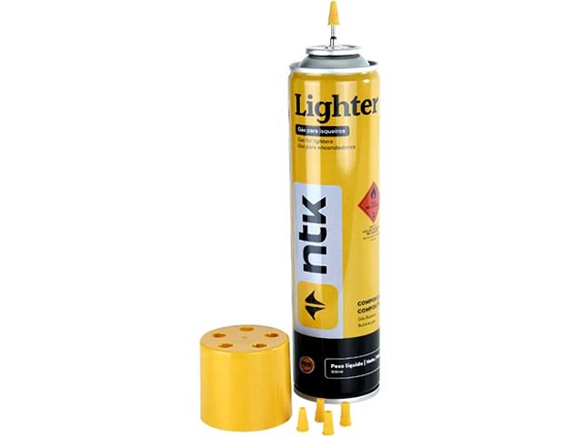 Cartucho de Gás para Isqueiros Lighter Gás Nautika NTK - 300ML