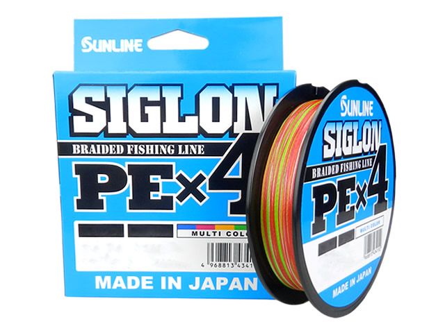 Linha Multifilamento Sunline Siglon PE 4X 200m - Multicolor
