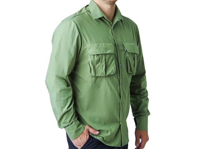 Camisa Mar Negro 30196 Classic Pro - Musgo