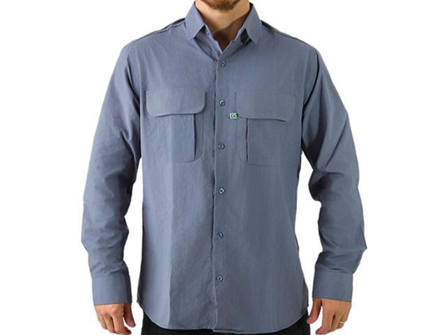 Camisa Mar Negro 30196 Classic Pro - Chumbo