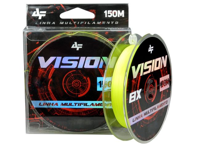 Linha Multifilamento Albatroz Vision 9X - 150m - Yellow
