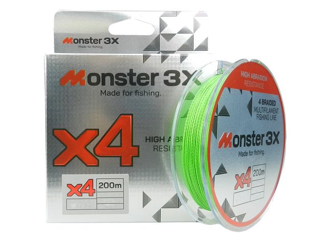 Linha Multifilamento X4 Monster 3X - 200m