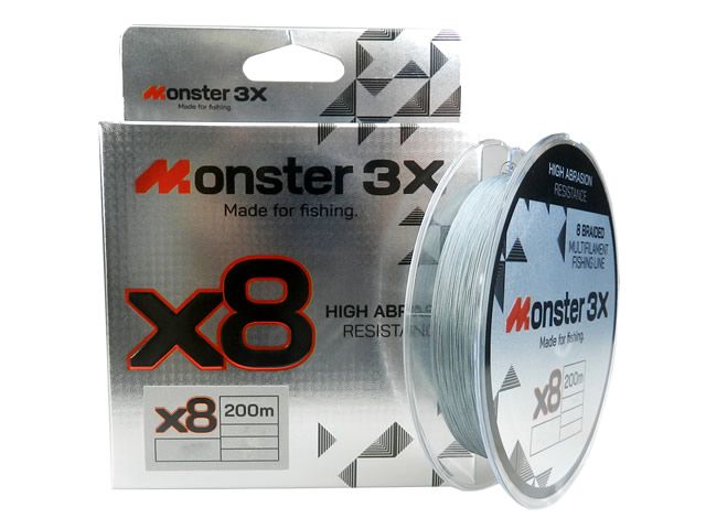 Linha Multifilamento X8 Monster 3X - 200m