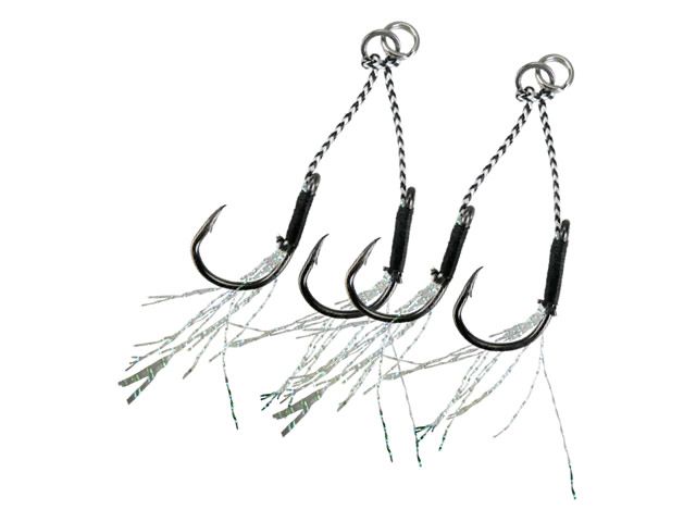 Suporte Hook Duplo Live Bait C/ Penacho Albatroz - 2 Un
