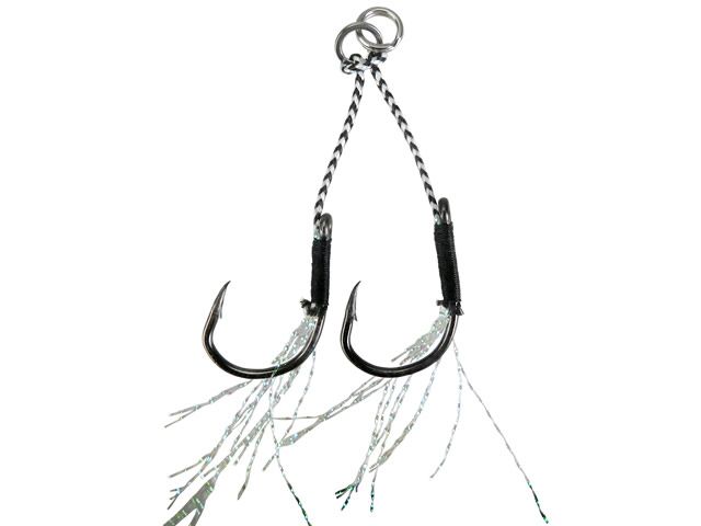 Suporte Hook Duplo Live Bait C/ Penacho Albatroz - 2 Un