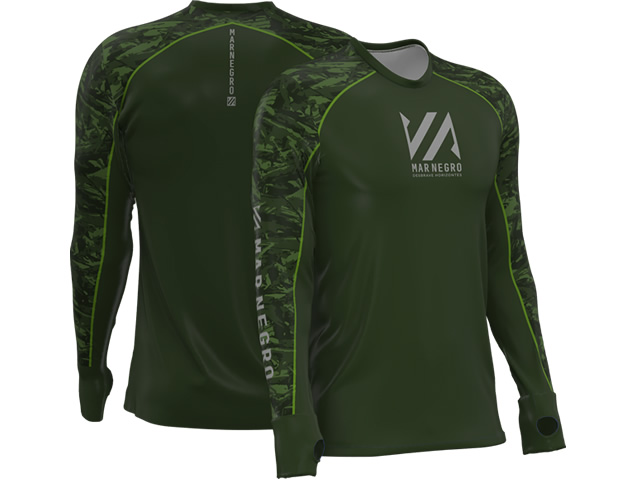 Camiseta Mar Negro Premium Flex 30201 - Camo Green