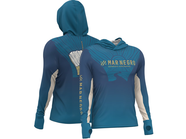 Camiseta Mar Negro X-Protection Sublimada 30146 - Fish Tail
