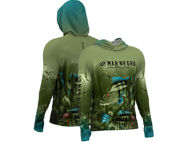 Camiseta Mar Negro X-Protection Sublimada 30146 - Tucuna Family