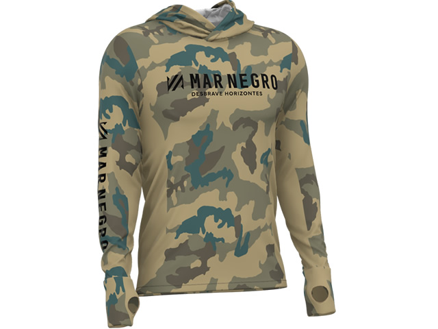 Camiseta Mar Negro X-Protection Sublimada 30146 - Camuflada Caqui