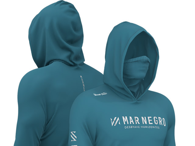 Camiseta mar Negro 30171 X Protection 360 - Petróleo