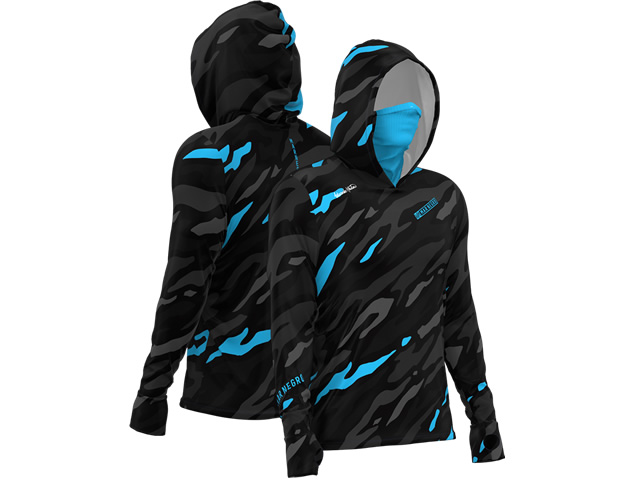 Camiseta Mar Negro 30200 X-Protection 360 Sublimada - Camo Blue