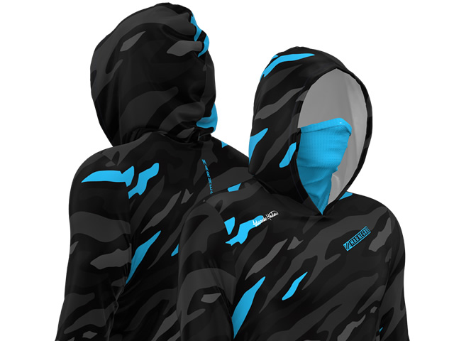 Camiseta Mar Negro 30200 X-Protection 360 Sublimada - Camo Blue