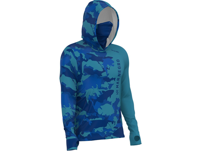 Camiseta Mar Negro 30200 X-Protection 360 Sublimada - Blue Rio