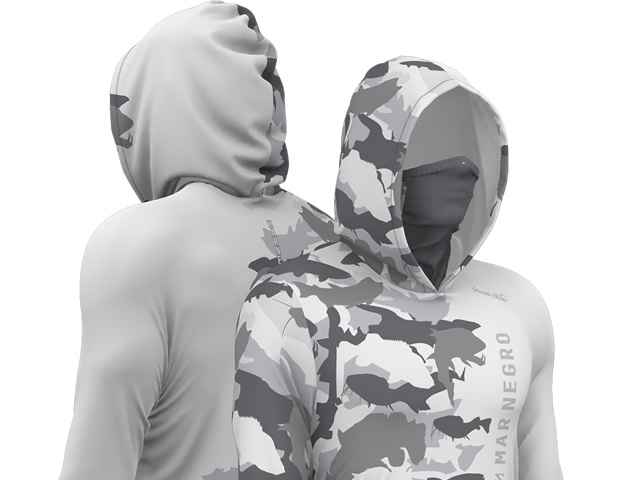 Camiseta Mar Negro 30200 X-Protection 360 Sublimada - Silver Rio