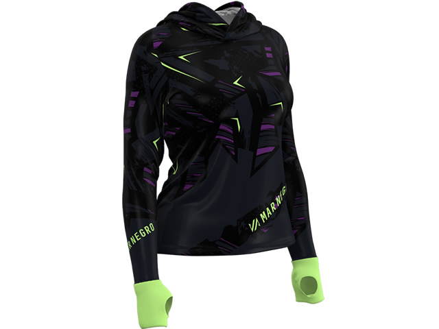 Camiseta Feminina Mar Negro 49428 - Lime n Black