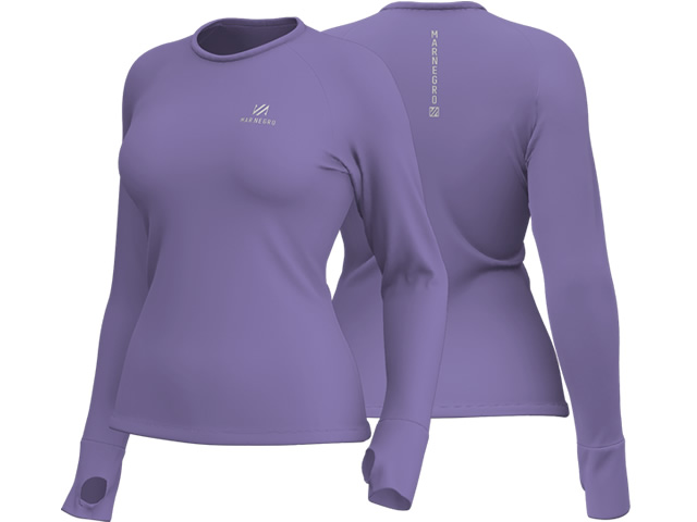 Camiseta Feminina Slim em Poliamida Mar Negro 49272 - Violeta